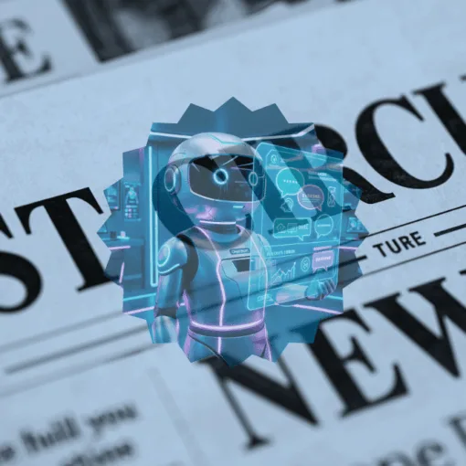 1st Circuit AI Chat News headline featuring a chatbot