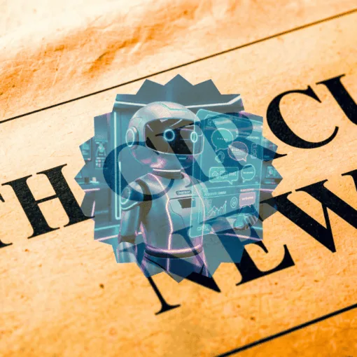 4th Circuit AI Chat News headline featuring a chatbot