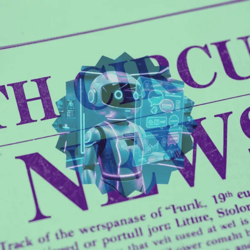 8th Circuit AI Chat News headline featuring a chatbot